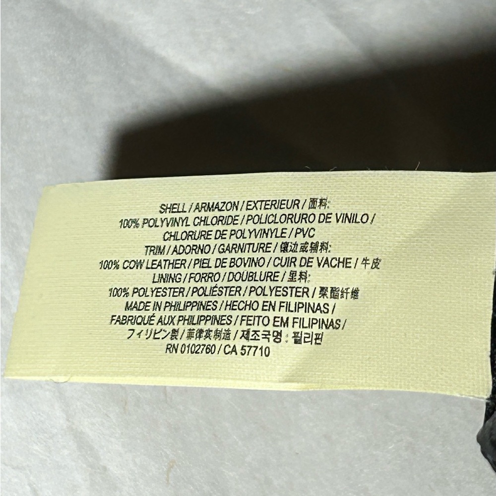 Kate Spade Black & White Checkered Pebbled Leather Tote Bag 17” x10.5” x 5” NWOT - Picture 16 of 16